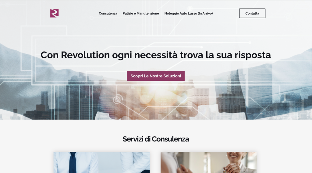 revolution per portfolio progetti